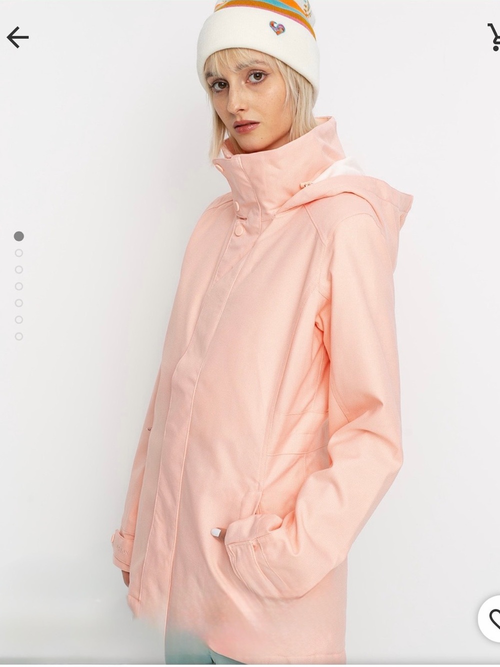 Burton Jet Set Snowboard Peach Melba Jacket